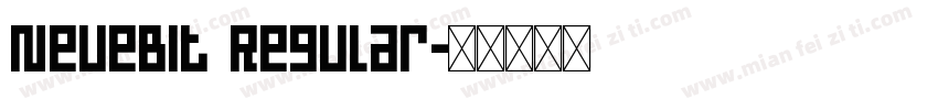 NeueBit Regular字体转换